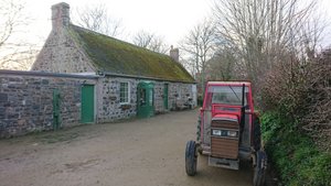 Visitor Centre and Tractor
