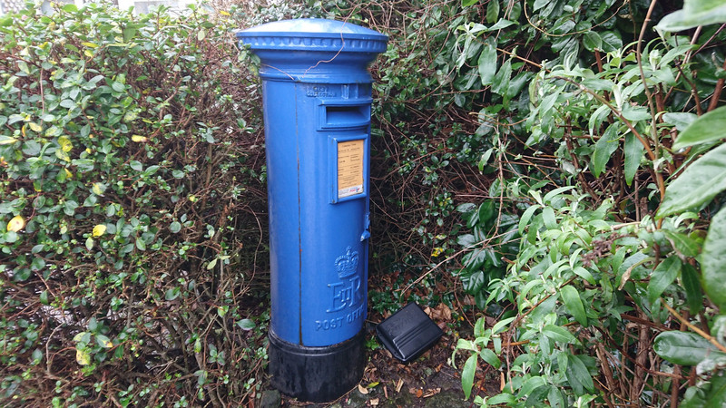 Blue Post Box