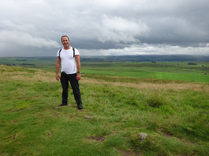 Me, View Northwards from Hadrian's Wall