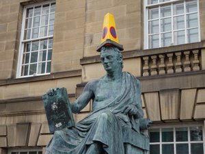 David Hume Statue, Royal Mile, Edinburgh