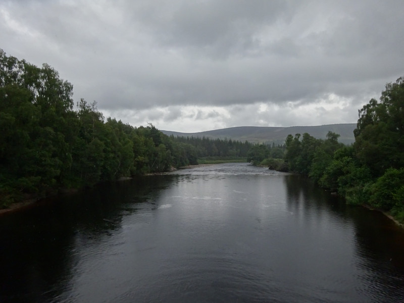 View from the Cambus O' May Suspension Bridge