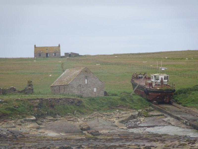 Abandoned Buildings and Boat
