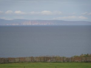 View from my Caravan, towards Orkney