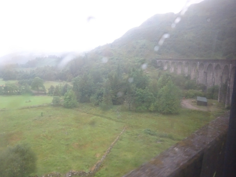 Passing over the Glenfinnan Viaduct