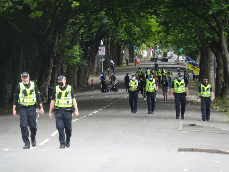 Police Presence at Scottish Independence March