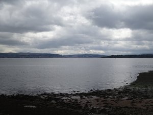 Gap between Greenock and Rosneath Promontories in the Distance