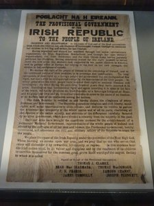 Original 1916 Proclamation of the Irish Republic