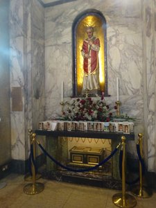 Saint Valentine's Chapel, Relics below