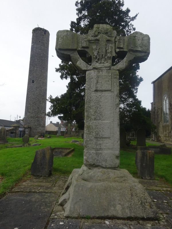 9th Century Celtic Cross and 10th Century Round Tower