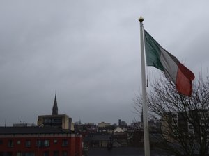 Irish Flag over Drogheda