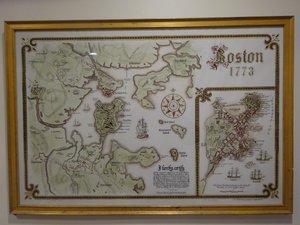 Map of Colonial Boston