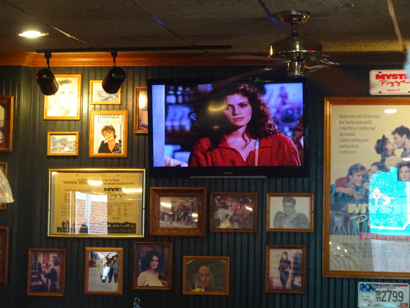 "Mystic Pizza" film being shown