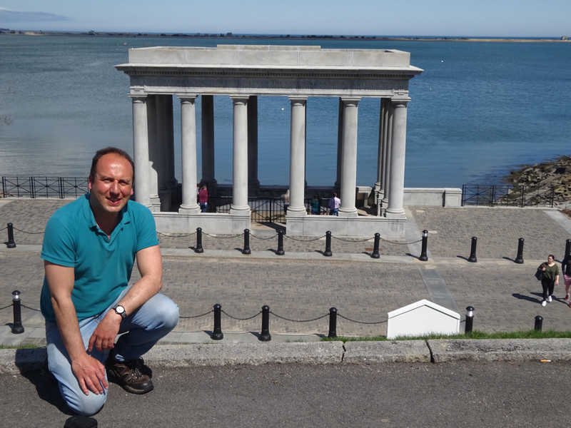 Me, Plymouth Rock Monument
