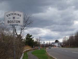 Entering Boston