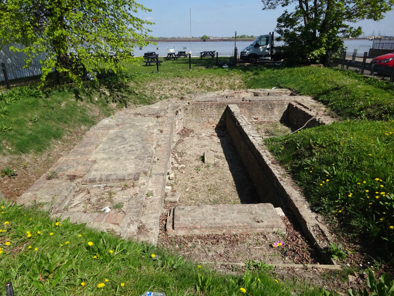 Remains of the Gravesend Blockhouse