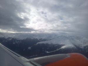 Taking off from Innsbruck Airport