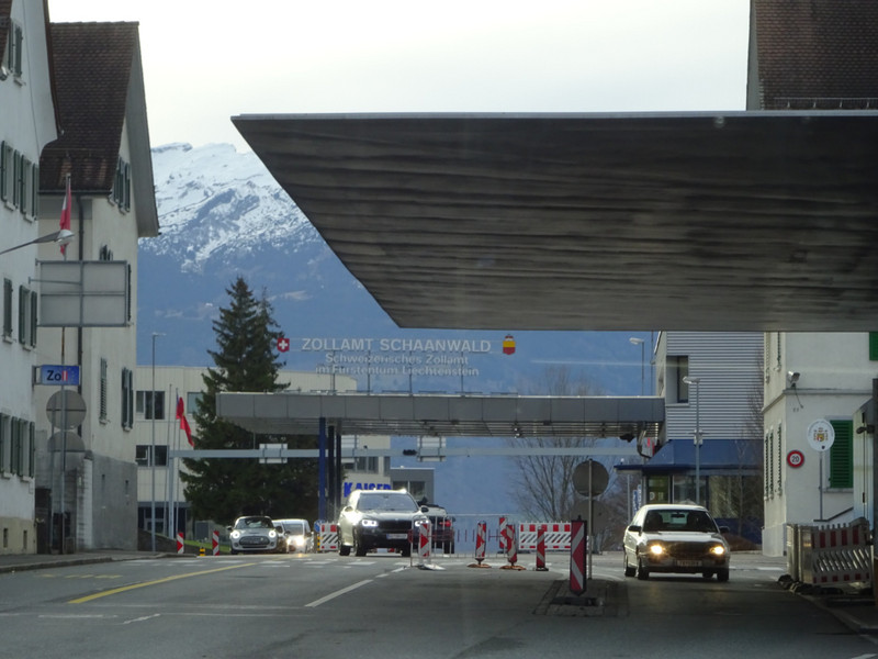 Crossing the Border into Liechtenstein