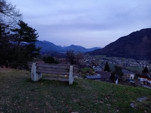View towards Feldkirch, Austria