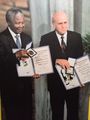 Mandela and de Klerk, Nobel Peace Prizes