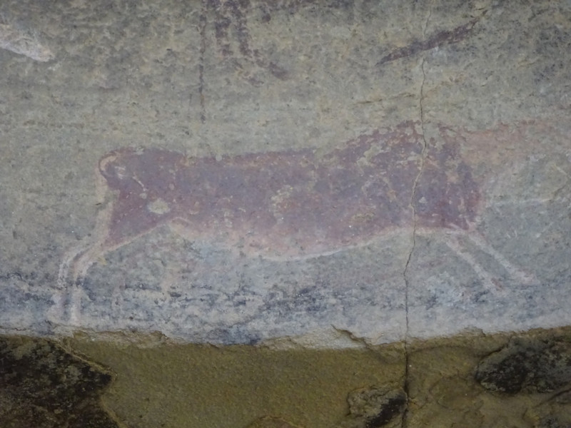 San Cave Rock Painting