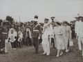 King Sobhuza II, with King George VI, Queen Elizabeth the Queen Mother, and Princess Elizabeth, 1947