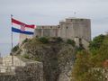 Fort Lawrence and Croatian Flag