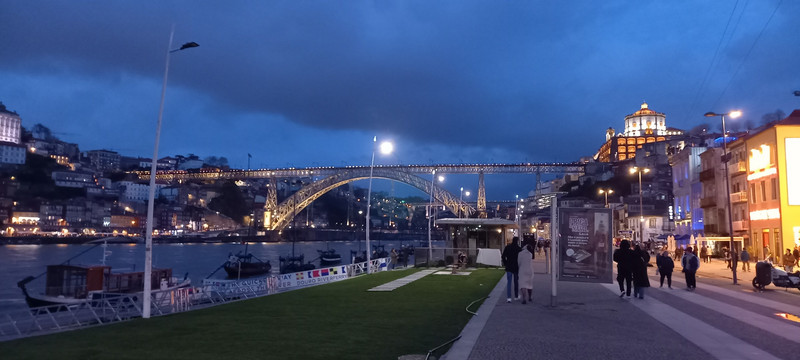 Ponte Luis I Bridge by Night