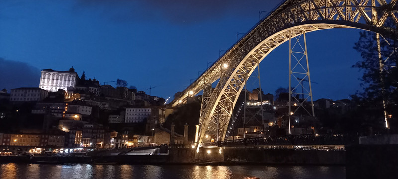 Ponte Luis I Bridge by Night
