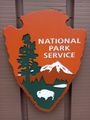 US National Park Service Sign
