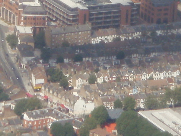 My London road from above!