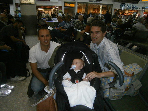 Me and Chris Lottering, Heathrow