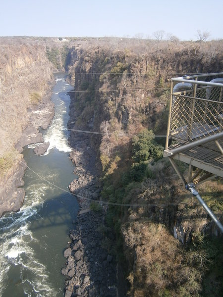 Bungee Jump Point - Victoria Falls Bridge