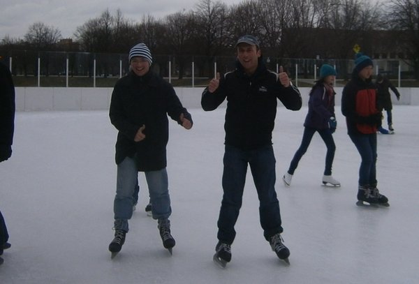 Ice-Skating in Chicago