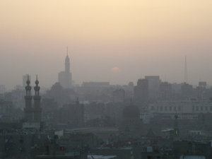 Sunset over Old Cairo
