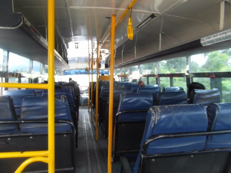 Inside the Typical Government Non-AC Bus