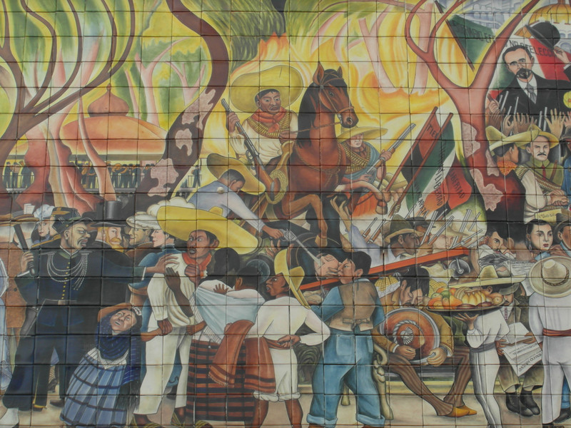 Detail from a Diego Rivera Mural, Alameda Central