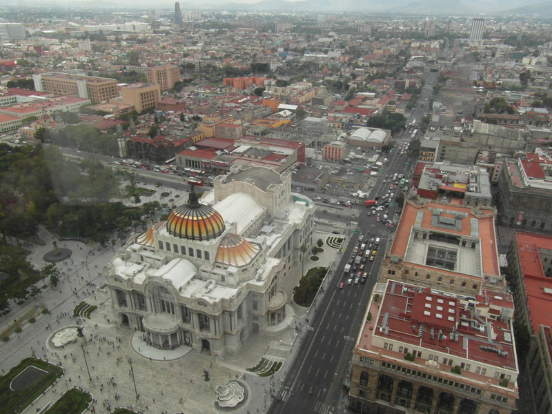 View from Torre Latinoamericana
