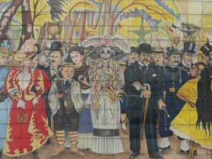 Detail from a Diego Rivera Mural, Alameda Central
