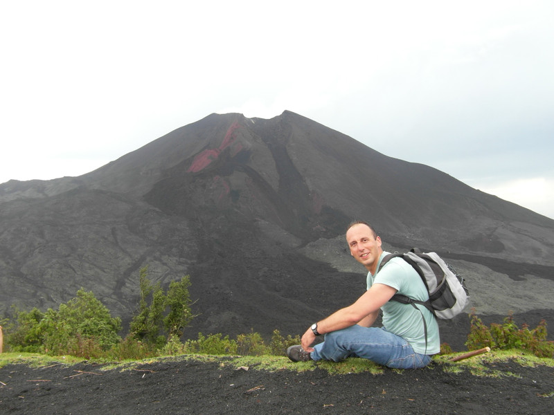 Me, Pacaya Volcan