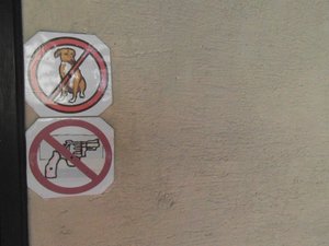 No Pets, No Guns