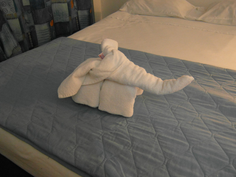 Elephant-Shaped Towel
