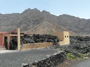 Pensao Destroyed by the 2014 Lava Flow