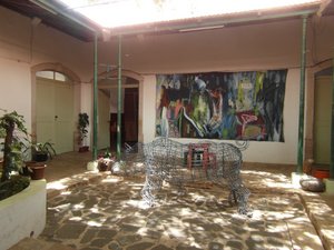 Inside the Centro Cultural do Mindelo