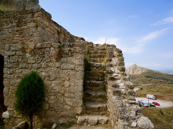 Stairs in the castle