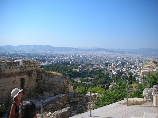 view from the Propylaia