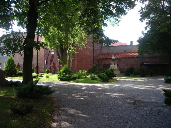 church courtyard