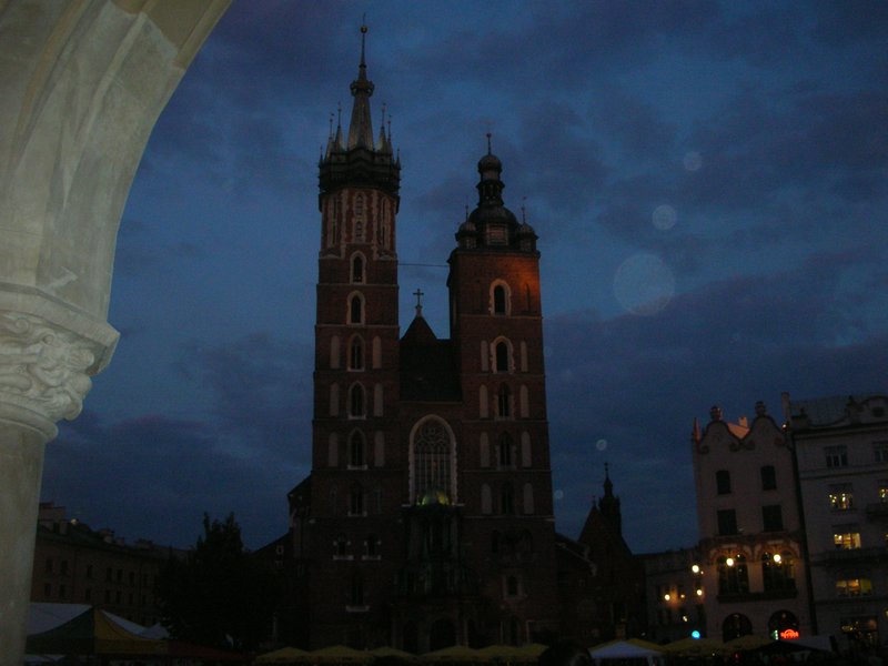 Famous church in the Market Square