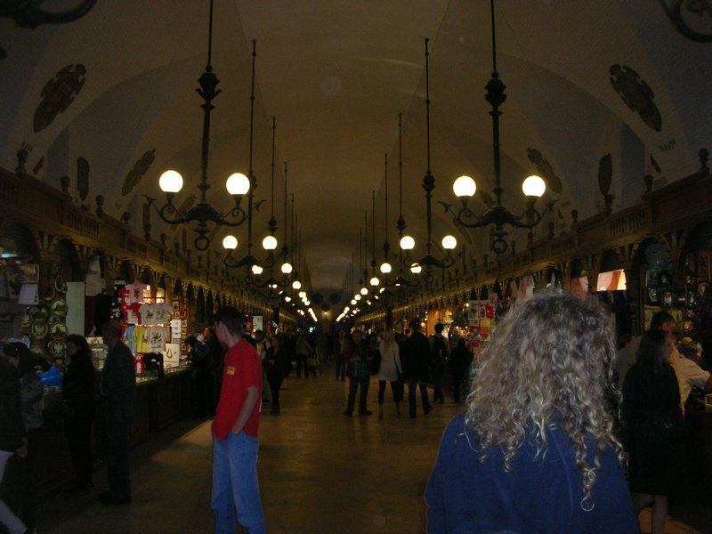 Inside the main market building with tonssss of shops