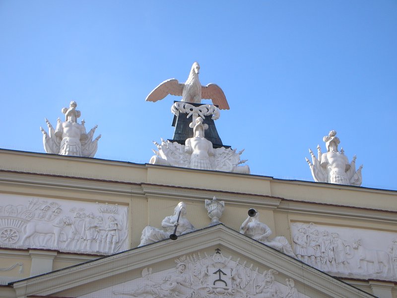 Detail on roof of Palace