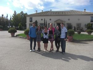 In Front of the MartÃºe Winery